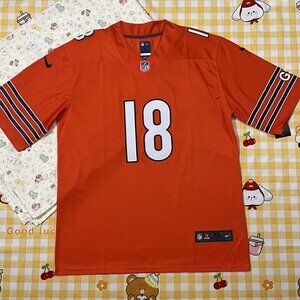 Chicago Bears Caleb Williams #18 Orange NFL Jersey